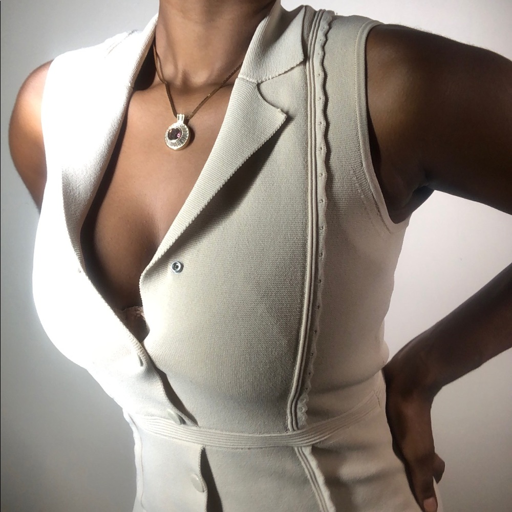 Sandro Laser Cut Dress